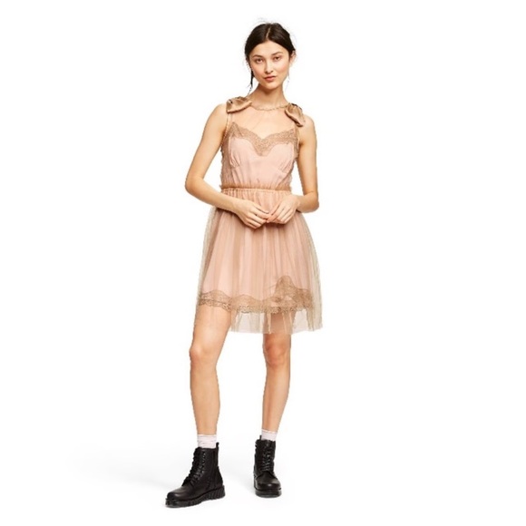 Rodarte Dresses & Skirts - Rodarte fairycore coquette lacey tulle mini dress